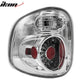 1997-2003 Ford F-150 Chrome Clear Lens LED Tail Lights Rear Brake Lamp