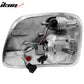 1997-2003 Ford F-150 Chrome Clear Lens LED Tail Lights Rear Brake Lamp