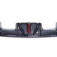 BMW 3 Series G80 M3 G82 G83 M4 Carbon Fiber Rear Diffuser with LED Lights (2019 - 2024)