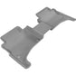 3D MAXpider 2003-2010 Porsche/Volkswagen Cayenne/Touareg Kagu 2nd Row Floormats - Gray L1PO00021501