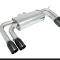 Megan Racing Axle Back Exhaust for 2010-2014 BMW X5M / X6M Blue Titanium Tips