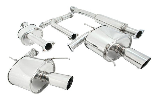 Megan Racing Cat-Back Exhaust System for 2004-2008 Acura TL OE-RS Middle and Rear Section 2.5" Tubing 4" Tip