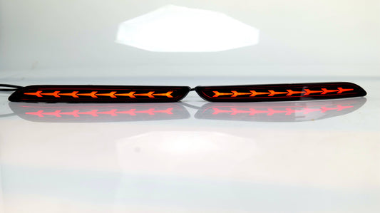 V4 Reflectors Lights Smoked for 2023-2026 Honda Accord