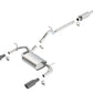 Borla 12-16 Jeep Wrangler 3.6L AT/MT 4DR 4WD S SQ RL AC SR 2.5in 2in TIP 3.5inx3.28in Black Chrome 140459BC