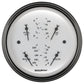AutoMeter Gauge Quad 3-3/8in. 0 Ohm(e) to 90 Ohm(f)Elec Old Tyme White 1614