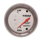 Autometer Marine Chrome Gauge 2-5/8in Electric Trim Level Gauge 0OHM Down - 90OHM Up 200767-35