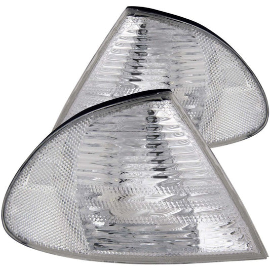 Anzo Corner Lights 1999-2001 BMW 3 Series E46 Euro Corner Lights Chrome