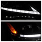Spyder Lexus IS 250/350 2006-2010 Projector Headlights DRL Black PRO-YD-LIS06-DRL-BK 5080059
