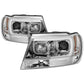 Spyder 99-04 Jeep Grand Cherokee Projector Headlights - Light Bar DRL LED - Chrome 5085214