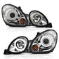 Anzo 1998-2005 Lexus Gs300 Projector Headlights w/ Halo Chrome