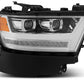 AlphaRex 19-20 Ram 1500HD PRO-Series Proj Headlight Plnk Styl Chrm w/Activ Light/Seq Signal/Plnk DRL 880514 *Discontinued