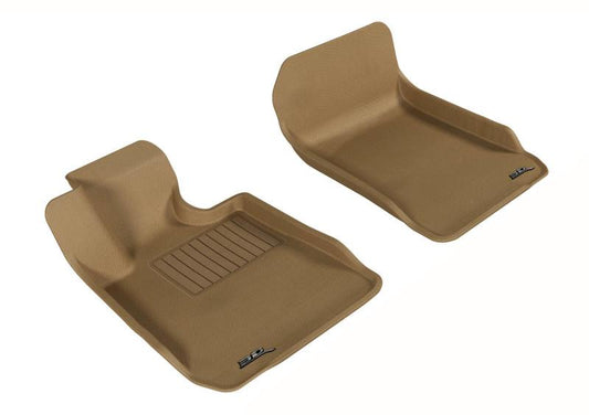 3D MAXpider 2006-2011 BMW 3 Series E90/E92 Kagu 1st Row Floormat - Tan L1BM00611502