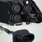 AlphaRex 09-18 Ram 1500HD LUXX Proj Headlight Plnk Style Jet Blk w/Activ Light/Seq Signal/Smoked DRL 880540 *Discontinued