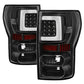 SPYDER xTune 07-13 Toyota Tundra Light Bar LED Tail lights - Black (ALT-ON-TTU07V2-LBLED-BK) 9038563