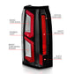 ANZO 2015-2020 Chevrolet Tahoe LED Tail Lights w/ Light Bar Black Housing Clear Lens 311374