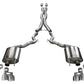 Corsa 18-20 Ford Mustang GT Convertible w/o Active Valves Sport Cat-Back w/ Polished 4in Tips 21047