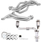 BBK 09-24 Ram 1500 Hemi 5.7L 1-3/4 Long Tube Headers w/High Flow Catted Y-Pipe (Silver Ceramic) 19503