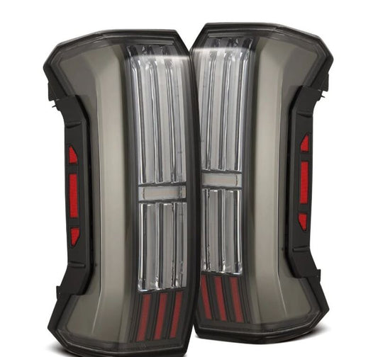 AlphaRex 22-24 Toyota Tundra NOVA-Series Prismatic LED Tail Lights - Black 673000 *Discontinued