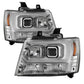 Spyder 07-14 Chevy Suburban/1500/2500/Tahoe V2 Projector Headlights Chrome PRO-YD-CSUB07V2-DRL-C 5082572