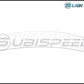 OLM Two Point Zero Duckbill Trunk Spoiler - Ice Silver Metallic / Steel - 2015-2021 Subaru WRX / STI