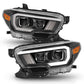 Anzo Toyota Tacoma '16-18 Projector Plank Style Switchback H.L Black Amber