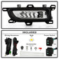 SPYDER 20-22 Nissan Titan OEM Style Fog Lights w/Switch (Bulbs Size - 5W) - Clear (FL-NT2020-LED-C) 9051333