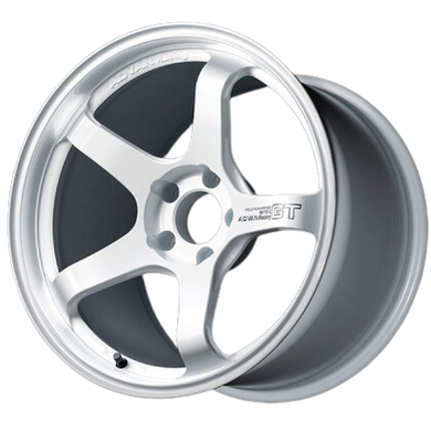 Advan TC4 18x8.5 +45 5x100 Racing White Metallic and Ring Wheel
