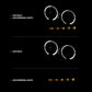 Anzo 2004-2008 Ford F-150 Projector Headlights w/ Halo and LED Black G2