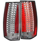 Anzo 2007-2011 Cadillac Escalade LED Taillights Chrome