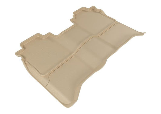 3D MAXpider 2016-2019 Nissan Titan Crew Cab Kagu 2nd Row Floormats - Tan L1NS08421502