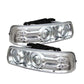 Spyder Chevy Silverado 1500/2500 99-02Projector Headlights LED Halo LED Chrome PRO-YD-CS99-HL-C 5009609