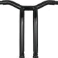 Burly Brand Dominator Raked Bar 14in - Gloss Black B12-6053B