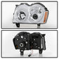 Spyder 05-07 Jeep Grand Cherokee - Light Bar Projector Headlights - Chrome - PRO-YD-JGC05V2-LB-C 5086112