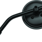 BikeMaster 3in Adjustable Round Mirror 10mm - Each - Black 600803