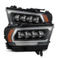AlphaRex 19-23 Dodge Ram 1500 (No Clsc/Ltd/TRX) NOVA-Series Proj. Headlights Black (Req. Converter) 880578 *Discontinued