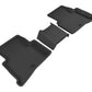 3D MAXpider 2017-2020 Kia Sportage Kagu 2nd Row Floormats - Black L1KA04021509