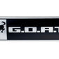 Ford Racing Bronco/Bronco Sport G.O.A.T. Badge - Black/Chrome M-1447-GOAT