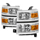 SPYDER Chevrolet Silverado 1500 14-15 (Non-HD) OEM Style Headlights - Chrome HD-JH-CS14-AM-C 9040092