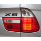 Spyder BMW E53 X5 00-06 4PCS LED Tail Lights Red Clear ALT-YD-BE5300-LED-RC 5000804