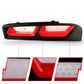ANZO 2016-2018 Chevrolet Camaro L.E.D T.L Red/Clear 321349