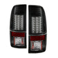 Spyder Ford Super Duty 08-15 Version 2 LED Tail Lights Black ALT-YD-FS07-LED-G2-BK 5029188