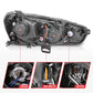 Anzo 2008-2015 Mitsubishi Lancer Projector Headlights w/ Halo Chrome (CCFL)