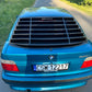BMW E36 Compact Series 3 Black Back Windshield Louvers (1992 - 1999)