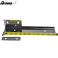 Universal Silver Front License Plate Mounting Bracket Aluminum