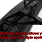 Universal 57" JDM Racing GT RS Carbon Fiber Trunk Spoiler W/ Brackets
