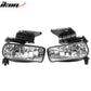 2000-2006 Chevy Suburban Tahoe Front Bumper Fog Lights Lamp Clear Lens