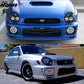 2002-2003 Subaru Impreza WRX Sedan P-D Style Black Front Bumper Lip PU