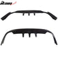 2002-2003 Subaru Impreza WRX Sedan P-D Style Black Front Bumper Lip PU