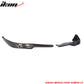 2002-2003 Subaru Impreza V2 Style Front Bumper Lip PU Unpainted Black