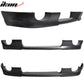 2003-2005 Subaru Forester DS Style Unpainted Black Front Bumper Lip PU